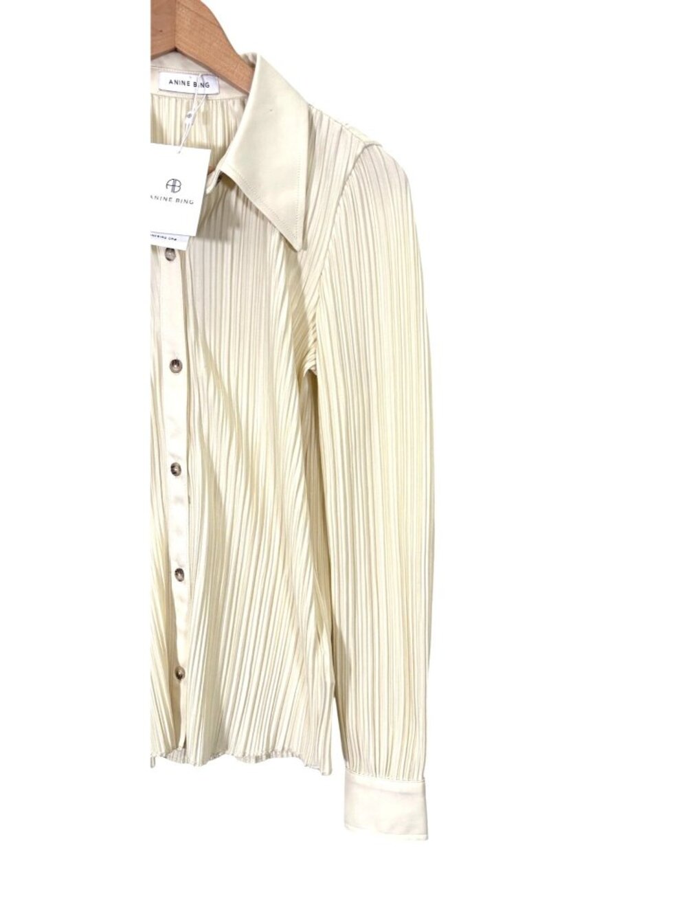 NEW Anine Bing Nuri Button Up Shirt Size Small - Picture 5 of 13